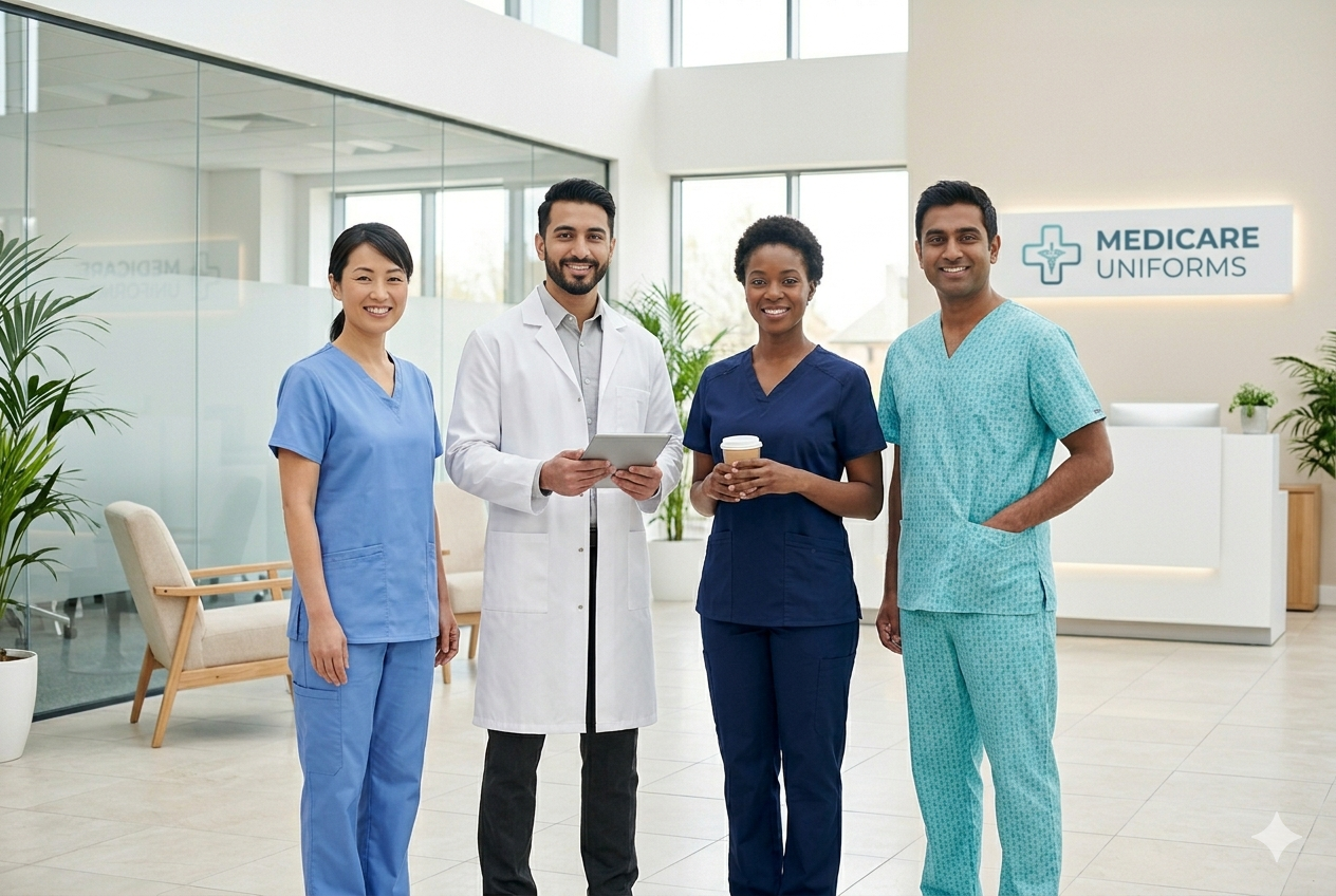 Medical staff uniform stitching UAE